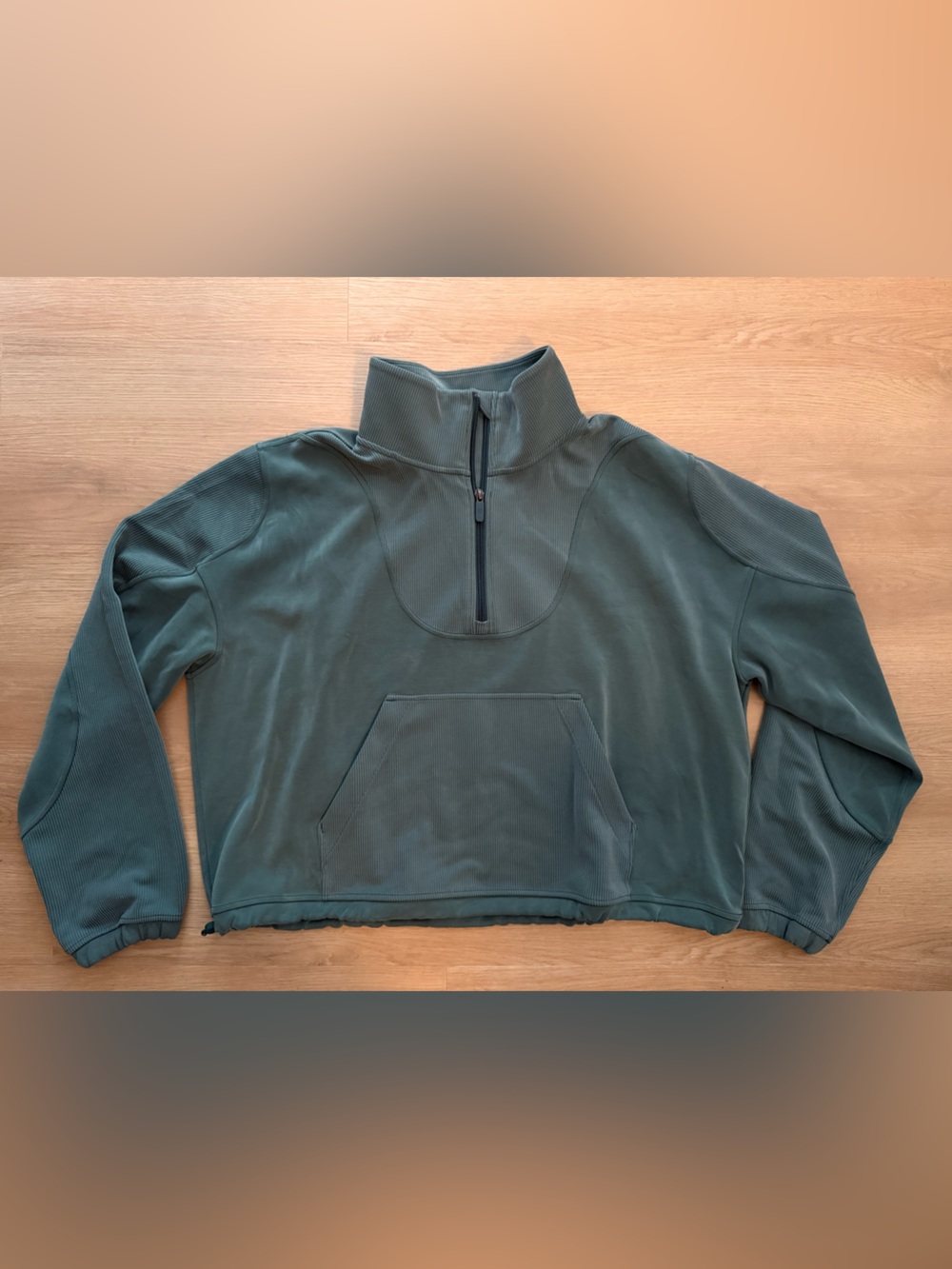 Lululemon Brushed Softstreme Ribbed Half Zip size 14